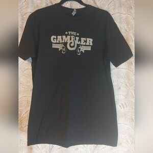The GAMBLER Black Graphic Tee